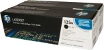 HP 125A Multipack Toner Μαύρο 2τμχ (CB540AD)