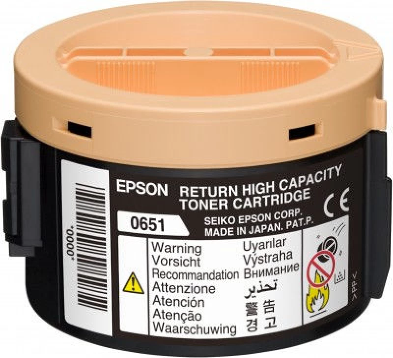 Epson C13S050651 Toner Μαύρο High Capacity 2200 Σελίδων