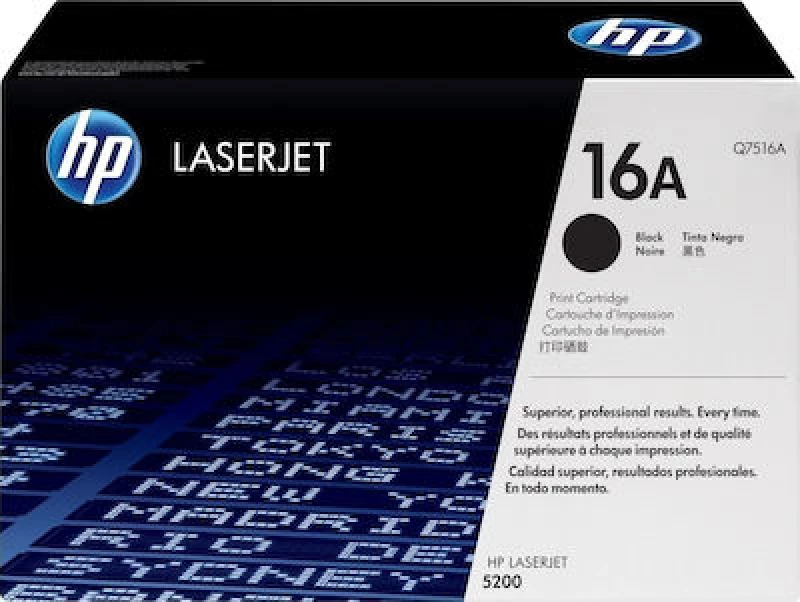 HP 16A Toner Μαύρο 12000 Σελίδων (Q7516A)