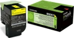 Lexmark 802XY Toner Κίτρινο High Yield 4000 Σελίδων (80C2XY0)