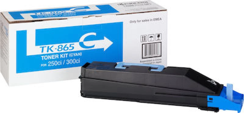 Kyocera TK-865C Toner Κυανό 12000 Σελίδων (1T02JZCEU0)