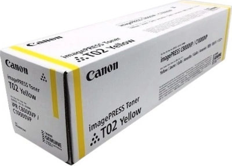 Canon T02 Toner Κίτρινο 43000 Σελίδων (8532B001)