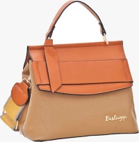 Bartuggi 718-102920 Γυναικεία Τσάντα Tote Χειρός σε Ταμπά χρώμα