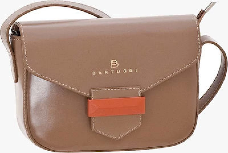 Bartuggi 718-102712 Γυναικεία Τσάντα Χιαστί σε Μπεζ χρώμα
