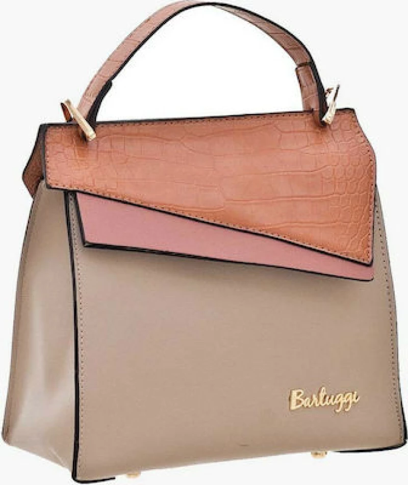 Bartuggi 718-102944 Γυναικεία Τσάντα Χειρός σε Καφέ χρώμα