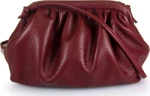 Δερμάτινη pouch τσάντα Yiasu Μπορντό