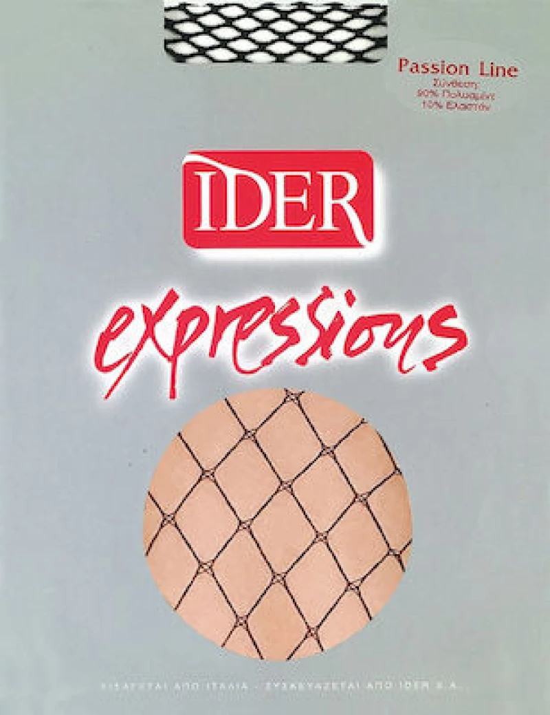 IDER Passion Διχτυωτό Γυναικείο Καλσόν Μπεζ 1613-105