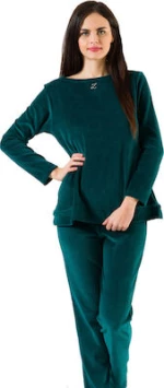 ZEN ΓΥΝΑΙΚΕΙΟ ΒΕΛΟΥΔΙΝΟ HOMEWEAR ΠΡΑΣΙΝΟ 84300