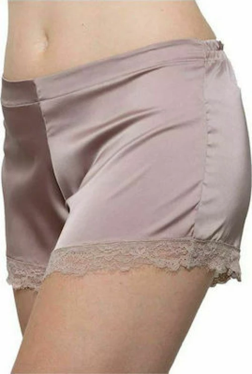 Ysabel Mora Γυναικείο Short Babydoll Δαντέλα Taupe