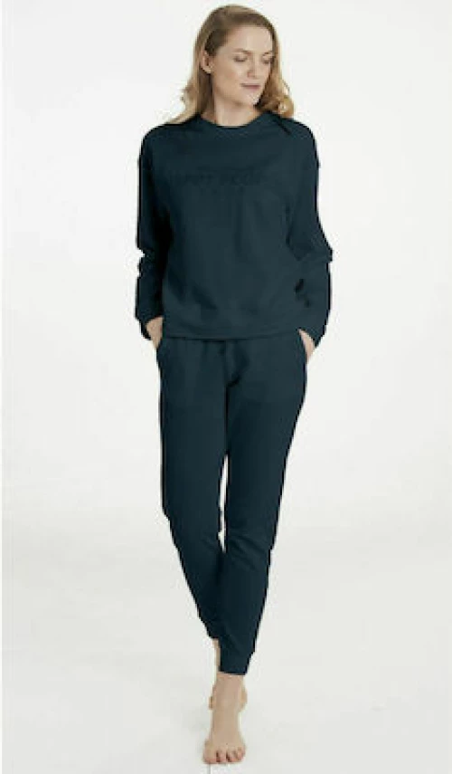 Γυναικεία μπλούζα αθλητική Haus Donna Blue 5380 HAPPY PEOPLE