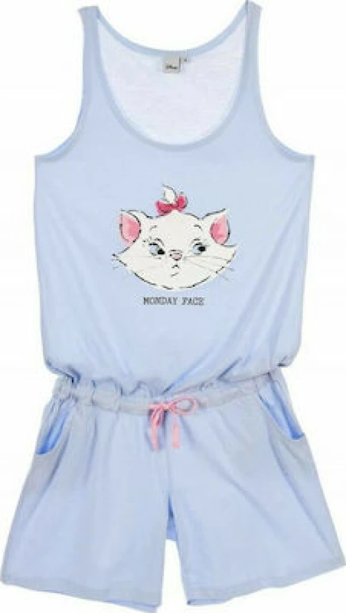 Γυναικείo Homewear Cats, Χρώμα Σιέλ