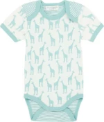 Φορμάκι κοντομάνικο "Giraffe blue" Sense Organics οργανικό βαμβάκι