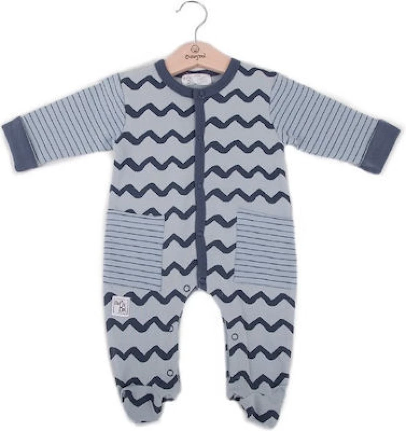 Βρεφικό φορμάκι για αγόρι γκρί Baby Bol 21822-9