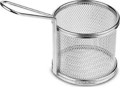 Διανομική Φριτεζάκι Σερβιρίσματος Μεταλλικό με Διάμετρο 9cm και Ύψος 8.5cm 24-05-112