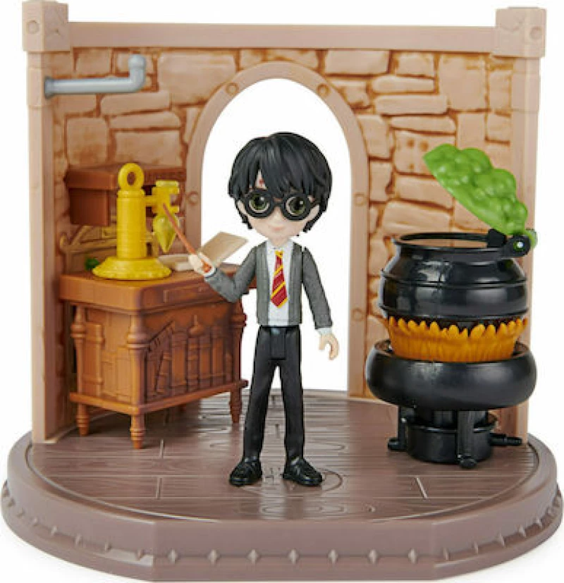 Spin Master Παιχνίδι Μινιατούρα Σετ Wizarding World Magical Minis Potions Classroom για 5+ Ετών 6061847