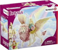 Schleich-S Παιχνίδι Μινιατούρα Bayala Fairy in Flight on Winged Lion για 3+ Ετών 70714