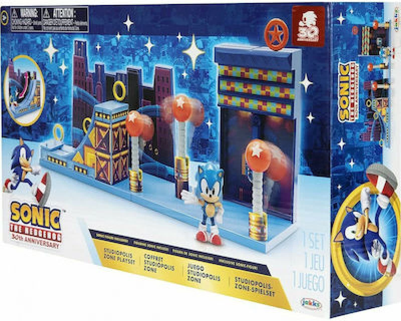 Jakks Pacific Παιχνίδι Μινιατούρα Sonic Studiopolis για 3+ Ετών JPA40692