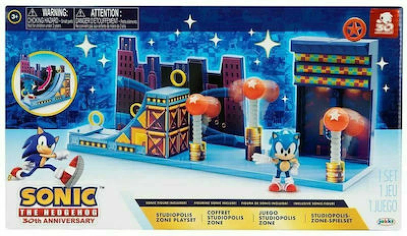 Jakks Pacific Παιχνίδι Μινιατούρα Sonic Studiopolis για 3+ Ετών JPA40692