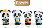 Les Klorofil Παιχνίδι Μινιατούρα Οικογένεια Panda για 1.5+ Ετών 700304F