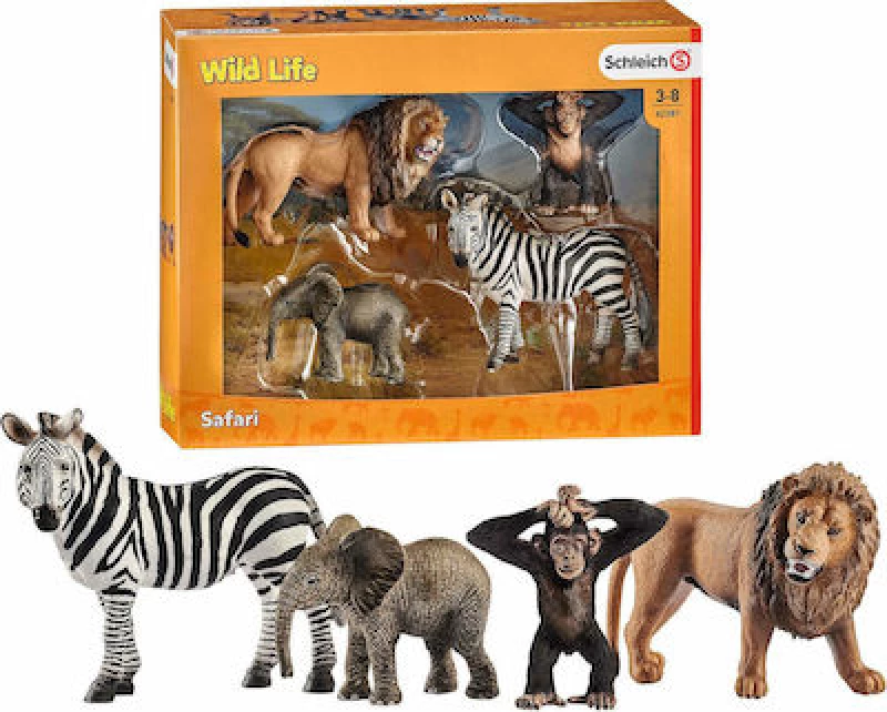 Schleich-S Παιχνίδι Μινιατούρα Wild Life Starter Set για 3+ Ετών 42387