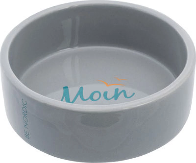 Trixie Be Nordic Κεραμικό Πιάτο Γκρι 300ml