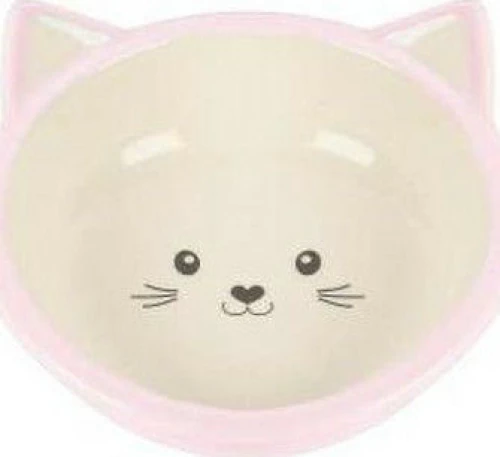 Happypet Ποτίστρα / Ταΐστρα Μπωλ Γάτας Kitten Pink 13cm/200ml