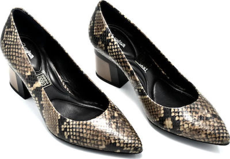 Γόβες snake skin DEVINA Taupe Γυναίκα Γόβες CR5365