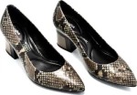 Γόβες snake skin DEVINA Taupe Γυναίκα Γόβες CR5365