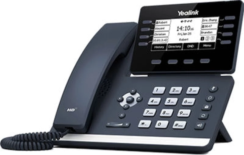Yealink SIP-T53W Ενσύρματο Τηλέφωνο IP 12 γραμμών Γκρι