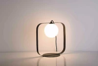 Sun Light Διακοσμητικό Φωτιστικό LED Επιτραπέζιο 28W G9 σε Μαύρο Χρώμα ASTL1