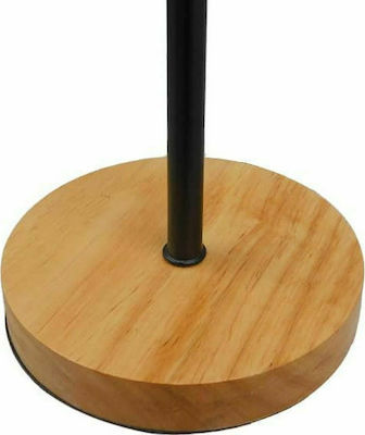 GloboStar Honor Square Επιτραπέζιο Διακοσμητικό Φωτιστικό με Ντουί E27 σε Μαύρο Χρώμα 01435