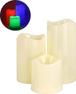 GloboStar Διακοσμητικό Φωτιστικό LED Κερί Πολύχρωμο 79553