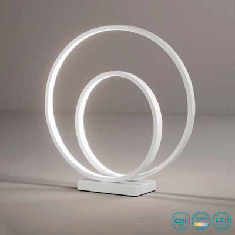 Perenz Ritmo Διακοσμητικό Φωτιστικό LED Επιτραπέζιο White σε Λευκό Χρώμα 6621BLC