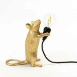 Επιτραπέζιο Φωτιστικό Mouse 15230 6x13,3x14,5cm Gold Seletti
