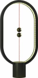 Levitation Lamp Διακοσμητικό Φωτιστικό LED Επιτραπέζιο Μαγνητικό με USB σε Μαύρο Χρώμα