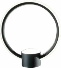 Ondaluce Lt.Omega/Nero Διακοσμητικό Φωτιστικό LED Επιτραπέζιο σε Μαύρο Χρώμα 6501047