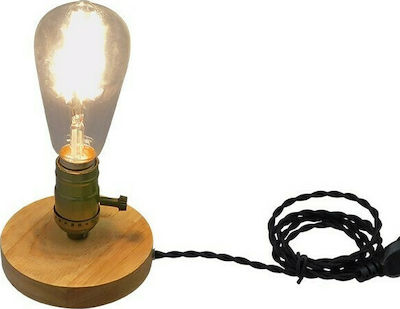 GloboStar Nox Επιτραπέζιο Διακοσμητικό Φωτιστικό με Ντουί E27 Bronze σε Μπρούτζινο Χρώμα 91048