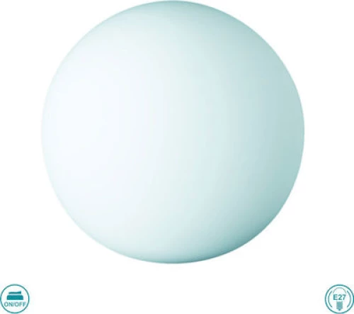 Trio Lighting Pingpong Επιτραπέζιο Διακοσμητικό Φωτιστικό με Ντουί E27 σε Λευκό Χρώμα R5220-07