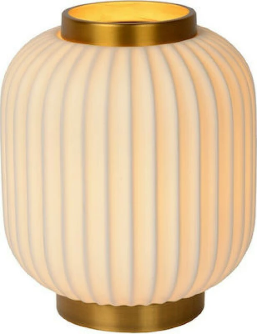 Lucide Lightning Επιτραπέζιο Διακοσμητικό Φωτιστικό με Ντουί E14 σε Χρυσό Χρώμα 13535/24/31