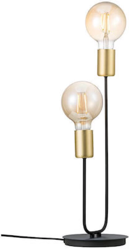 Nordlux Josefine Επιτραπέζιο Διακοσμητικό Φωτιστικό με Ντουί E27 σε Μαύρο Χρώμα 48955003