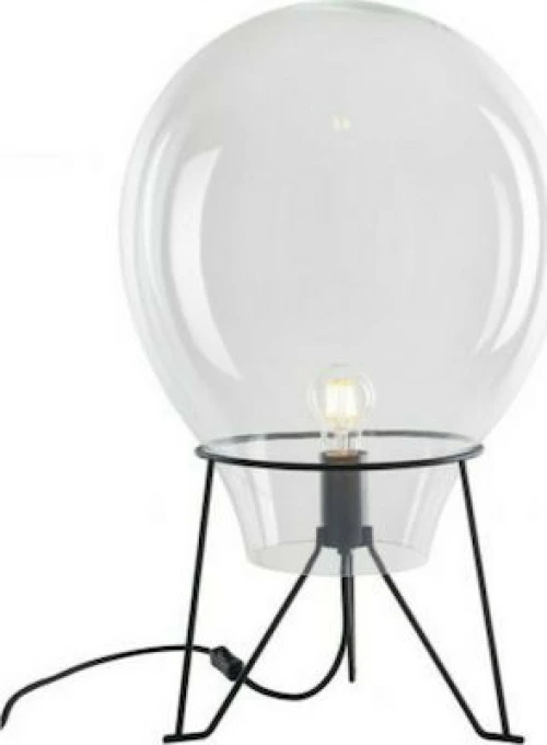 Fan Europe Azuma-L52 Επιτραπέζιο Διακοσμητικό Φωτιστικό με Ντουί E27 σε Μαύρο Χρώμα