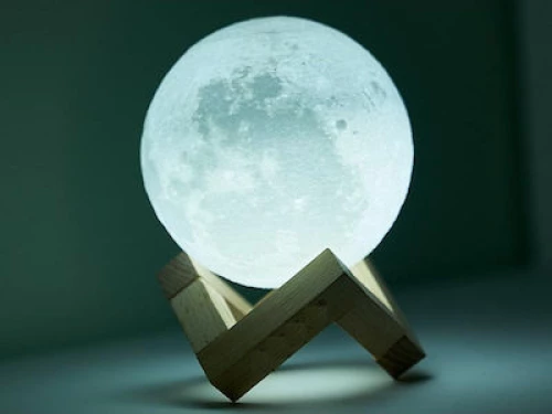 Big Φεγγάρι Moon Light LED Επαναφορτιζόμενο με Αποχρώσεις