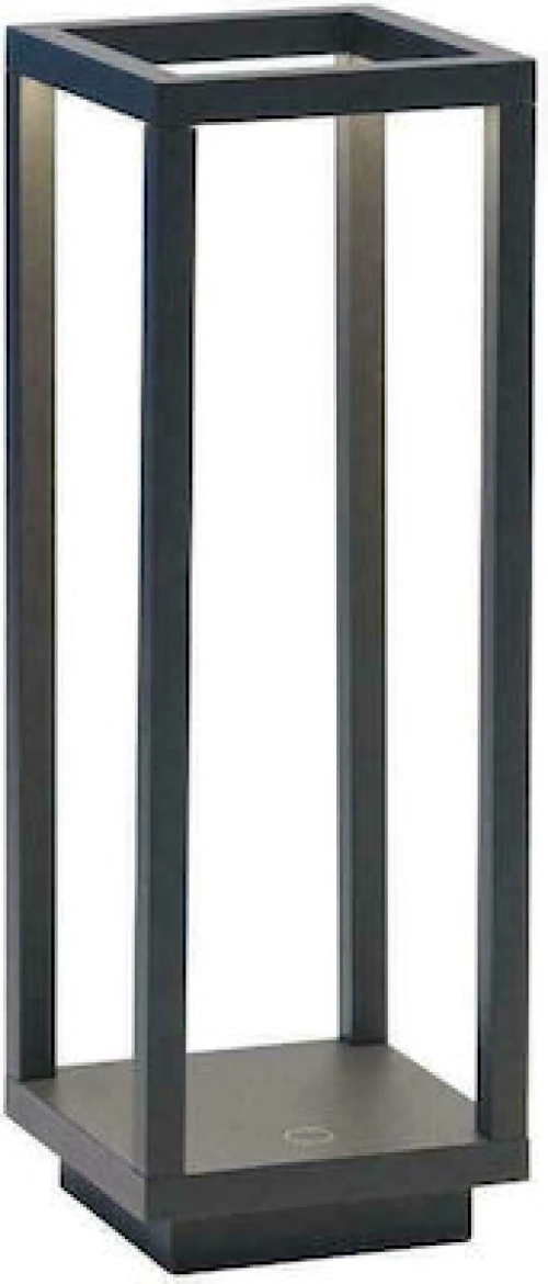 Φωτιστικό Επιτραπέζιο Επαναφορτιζόμενο Led Home Tavolo LD0258N3 10x10x29,3cm 2,2W Dark Grey Zafferan