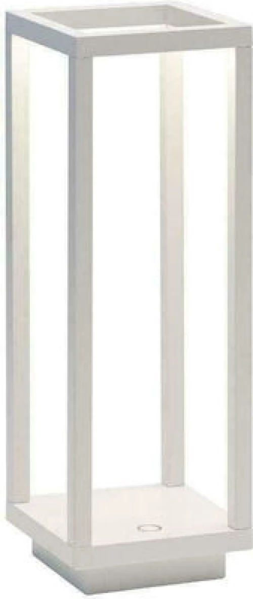 Φωτιστικό Επιτραπέζιο Επαναφορτιζόμενο Led Home Tavolo LD0258B3 10x10x29,3cm 2,2W White Zafferano