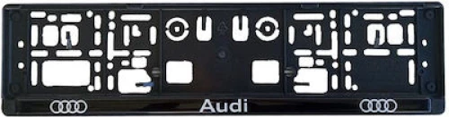 Carner Πλαίσιο Πινακίδας Αυτοκινήτου Audi Πλαστικό Μαύρο 0020870