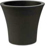 Plastona Γλάστρα City Ανθρακί 20x17.5cm