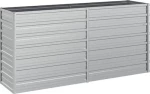 vidaXL 316894 Ζαρντινιέρα Ασημί 160x77cm