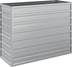 vidaXL 316896 Ζαρντινιέρα Ασημί 100x77cm