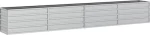 vidaXL 316893 Ζαρντινιέρα Ασημί 320x45cm