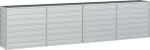 vidaXL 316891 Ζαρντινιέρα Ασημί 320x77cm